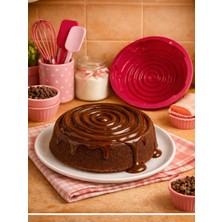 Nesto Home Silikon Gül Desenli Kek Kalıbı,yapışmaz,ısıya Dayanıklı