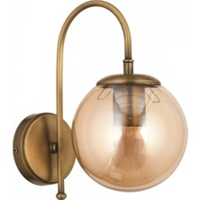 Avonni AV-7013-661-AP-E Eskitme Kaplama Aplik E27 Metal Cam H: 26 cm, WxD: 15x18 cm