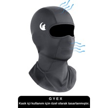 Siyah Baskılı Balaklava Spor Motor Kask Maskesi Buff Koruyucu Kar Yüz Maske