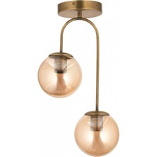 Avonni AV-7013-453-2E Eskitme Kaplama Modern Avize E27 Metal Cam 15 cm