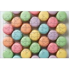 El Emeği Makaron Puzzle Yapboz 99 Parça