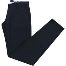 Jakamen Koyu Lacivert Extra Slim Fit Yan Cep Spor Pantolon