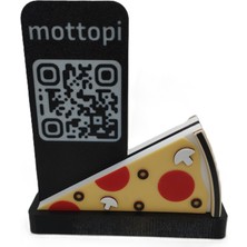 Mottopi Qr Kod Menü Pizza Dilimi 10 Adet