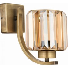 Avonni AV-7013-657-AP-E Eskitme Kaplama Aplik E27 Metal Cam H: 22 cm, WxD: 12x18 cm