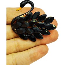 BB Bi Butik Shop Asil Siyah Kuğu Broş