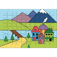El Emeği Tatlı Çizim Puzzle Yapboz 99 Parça