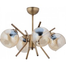 Avonni AV-7013-393-4E Eskitme Kaplama Modern Avize E27 Metal Cam 53 cm