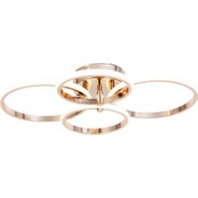 Avonni AR-7014-6102-4BKR Bakır Kaplama Modern Avize LED Alüminyum Silikon 59X44 cm