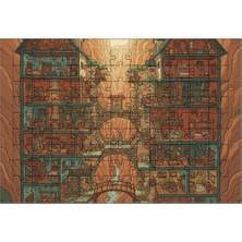 El Emeği Kanyon Da Binalar Puzzle Yapboz 99 Parça