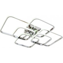 Avonni AR-7014-6101-6K Krom Kaplama Modern Avize LED Alüminyum Silikon H: 13 cm, WxD: 71x56 cm