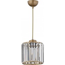 Avonni AV-7013-520-T2-E Eskitme Kaplama Modern Avize E27 Metal Kristal 19 cm