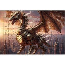El Emeği Robot Ejderha Puzzle Yapboz 99 Parça