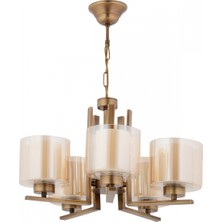 Avonni AV-7013-395-5E Eskitme Kaplama Modern Avize E27 Metal Cam 50 cm