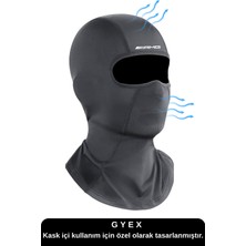Siyah Baskılı Balaklava Spor Motor Kask Maskesi Buff Koruyucu Kar Yüz Maske