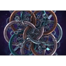 El Emeği Derin Halkalar Puzzle Yapboz 99 Parça