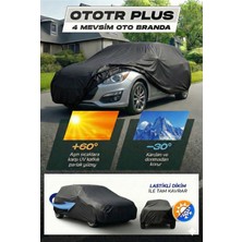 Ototr Fiat 500 Ailesi Araç Brandası Siyah