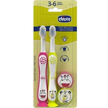 Chicco 2'li Diş Fırçası 3-6 Yaş Hıppo-Panda