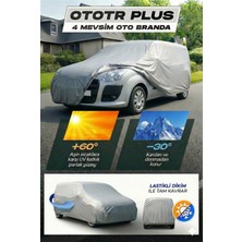 Ototr Renault Kangoo Araç Brandası Gri