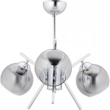 Avonni AV-7013-393-3K Krom Kaplama Modern Avize E27 Metal Cam 53 cm