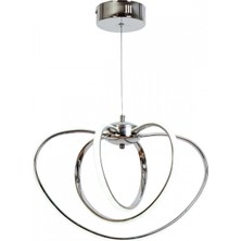 Avonni AV-7014-6167-3K Krom Kaplama Modern Avize LED Alüminyum Silikon 45X40 cm