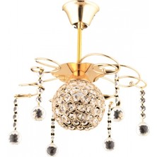 Avonni AV-7013-570-T-S Gold Kaplama Modern Avize E27 Metal Cam 33 cm