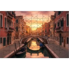 El Emeği Venedik De Gün Batımı Puzzle Yapboz 99 Parça