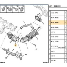 Egr Valfi (Su Soğutmalı) Transit V362 V363 12-19 BK2Q 9D475 CD Landrover Puma Otosan