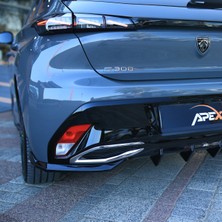 Apex Aero Design - Peugeot 308 Gt Mk3 (2021+) - Arka Yan Splitter 2 Parça - Rear Side Splitter