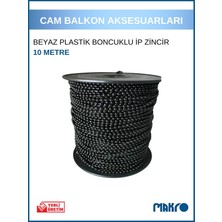 Cam Balkon Boncuklu Ip Zincirleri  10 mt