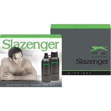 Storemax Slazenger Edt Erkek Parfüm 125ML + Deo Active Sport Set Yeşil