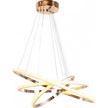 Avonni AV-7014-6120-3BKR Bakır Kaplama Modern Avize LED Alüminyum Silikon 52X52 cm