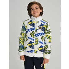 Fenerbahçe Çocuk Trıbun Patternli Peluş Sweat