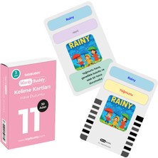 Bigibuddy Wordsbuddy Hava Durumu (11)– Türkçe-İngilizce Akıllı Kelime Kart Seti (Bigione İle Çalışır)