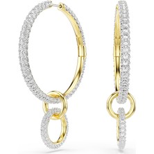 5738201 Swarovski Küpe Dextera:pe Hoop Whıte/gos