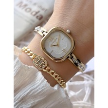 U.S. Polo Assn. U.s.polo Assn. Ince Baget Taşlı Özel Tasarım Çelik Kordon 2 Yıl Garantili Kadın Kol Saati U02149.3