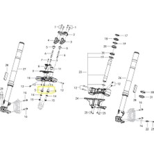 Qj SRT800X Direksiyon Bağlantı Takozu