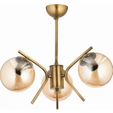 Avonni AV-7013-392-3E Eskitme Kaplama Modern Avize E27 Metal Cam 47 cm