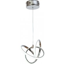 Avonni AV-7014-6164-3K Krom Kaplama Modern Avize LED Alüminyum Silikon 25X25 cm