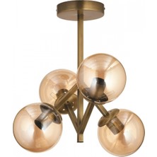 Avonni AV-7013-401-4E Eskitme Kaplama Modern Avize E27 Metal Cam 45 cm