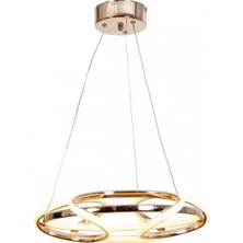 Avonni AV-7014-6161-3BKR Bakır Kaplama Modern Avize LED Alüminyum Silikon 42X42 cm