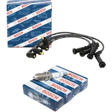 Bosch BUJİ ve BUJİ KABLOSU TAKIMI HYUNDAI ACCENT 1.3 MİLENYUM ADMIRE 2000-2006
