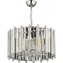 Avonni AV-7013-302-K45 Krom Kaplama Modern Avize E14 Metal Cam 45 cm