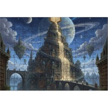 El Emeği Kitap Kule Puzzle Yapboz 99 Parça