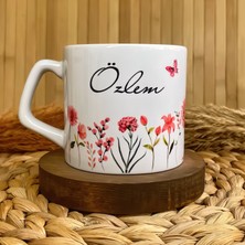 Loren Gift Pastel Rüyası Temalı Kişiye Özel Isimli Porselen Lüks Kupa 250 ml