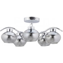 Avonni AV-7013-390-5K Krom Kaplama Modern Avize E27 Metal Cam 65 cm