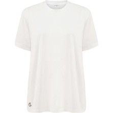 Jaya Saf Pamuklu ve Modal Basic Tişört / Beyaz