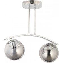 Avonni AV-7013-391-2K Krom Kaplama Modern Avize E27 Metal Cam 45 cm