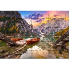 El Emeği Kıyıda Tekne Puzzle Yapboz 99 Parça