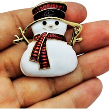 BB Bi Butik Shop Neşeli Kardan Adam Broş