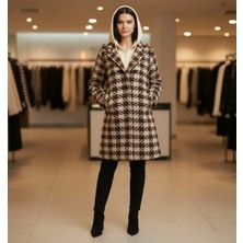 Rabiossa Kadın Ithal Kareli Ceket